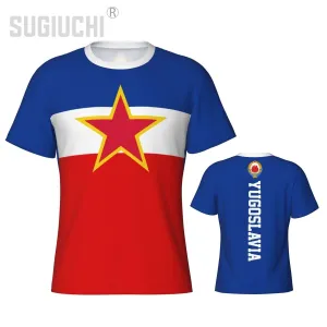 Tight Sports T-shirt Yugoslavia Flag