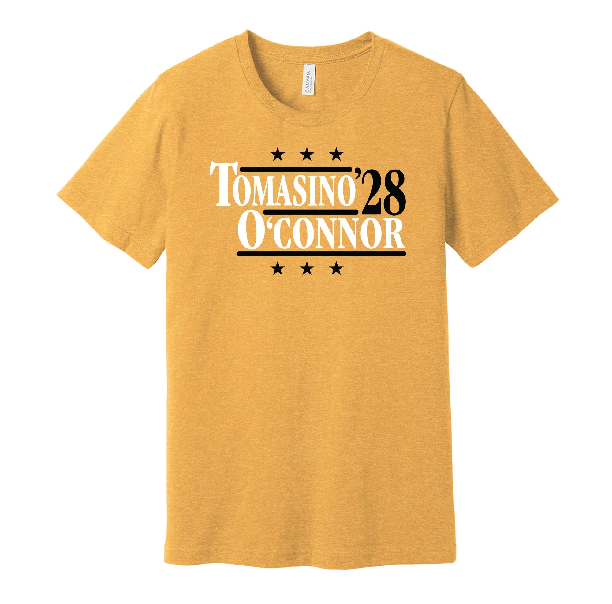 Tomasino & O'Connor '28 - Pittsburgh Political Campaign Parody T-Shirt - Hyper Than Hype Shirts