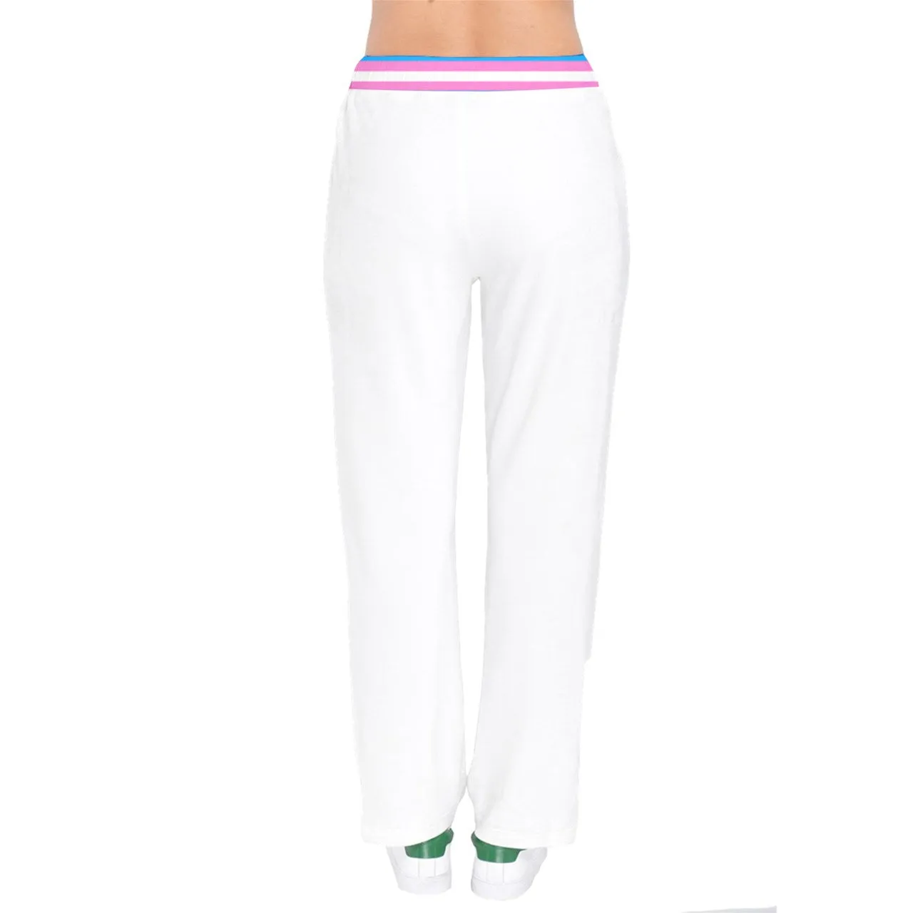 Tranesuarus Flag Heart Velvet Sweat Pants