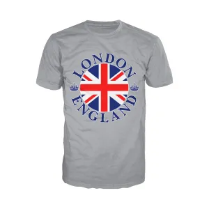 UA London Calling Crown Badge Men's T-shirt (Heather Grey)