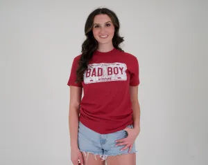 UNISEX COLLEGE COLORS INSPIRED LICENSE PLATE TEE