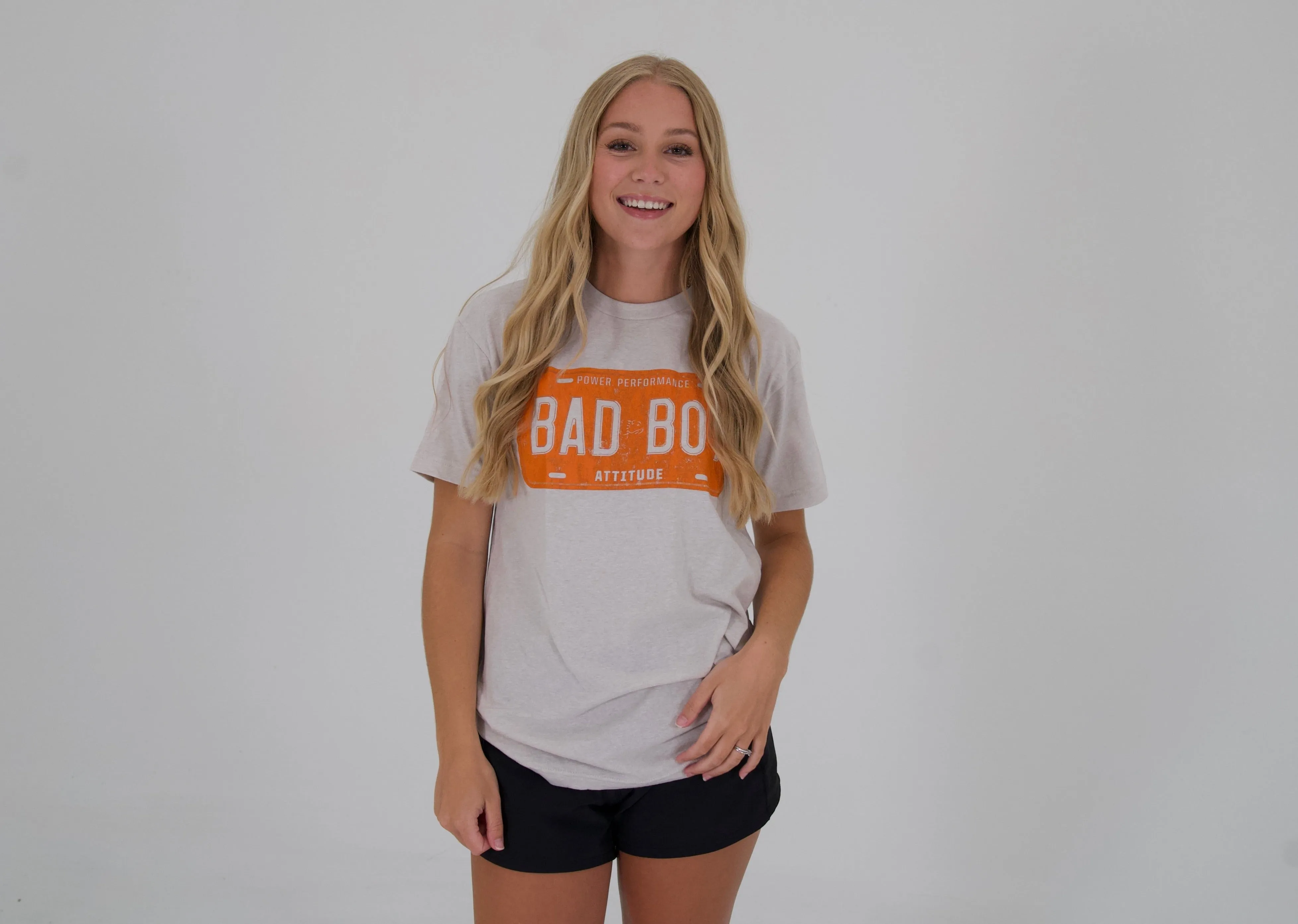 UNISEX COLLEGE COLORS INSPIRED LICENSE PLATE TEE