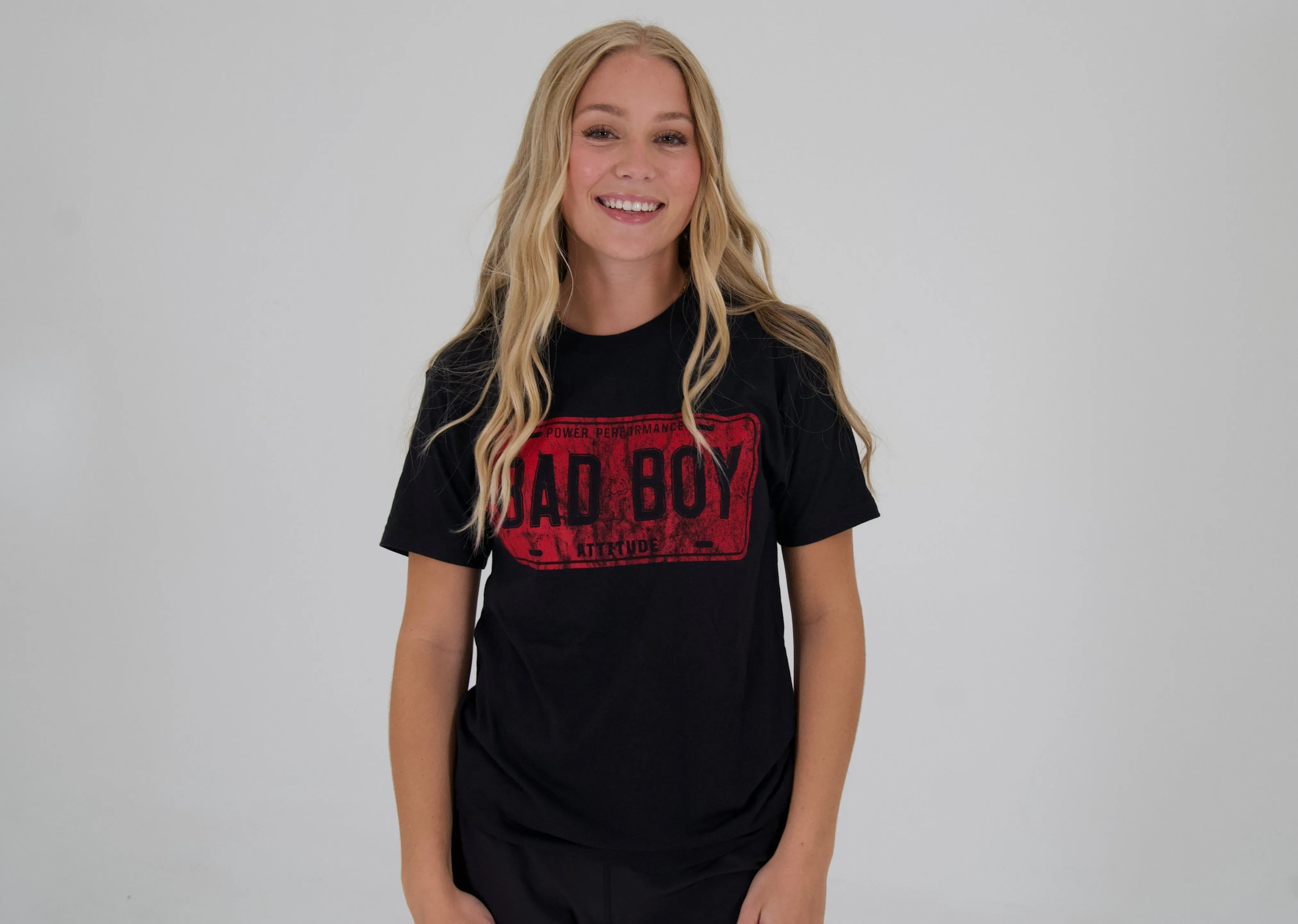 UNISEX COLLEGE COLORS INSPIRED LICENSE PLATE TEE