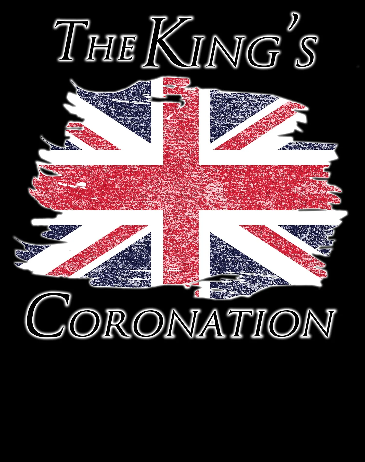 Urban Attitude Kings Coronation 2023 British Flag Youth T-shirt
