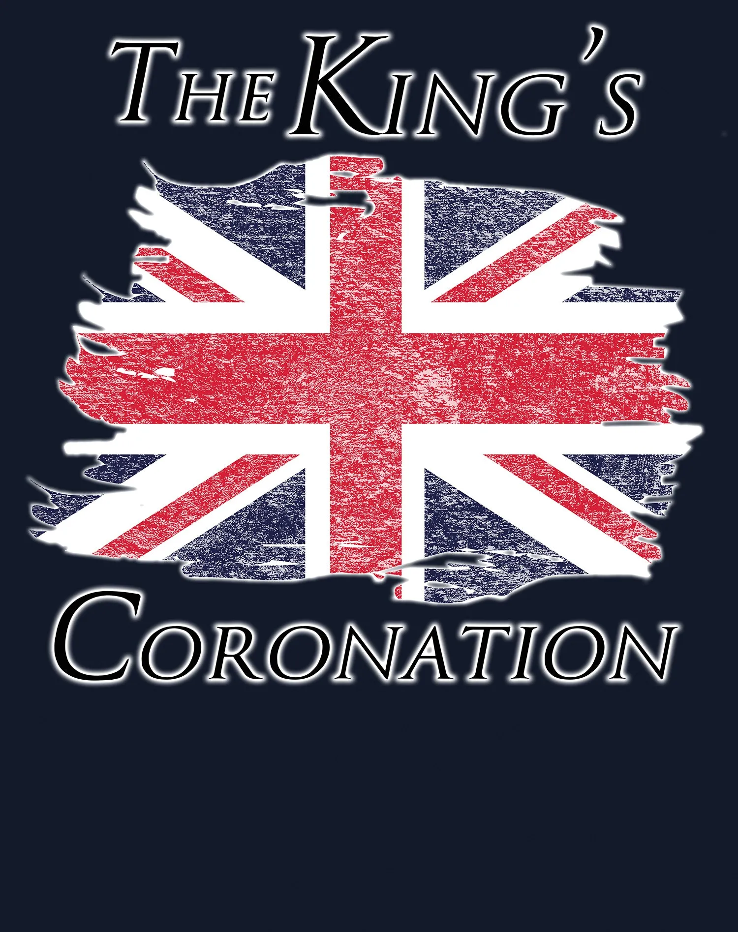Urban Attitude Kings Coronation 2023 British Flag Youth T-shirt