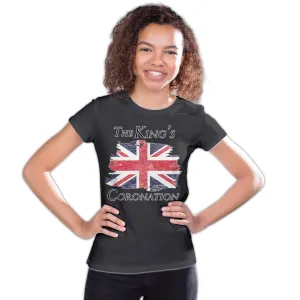 Urban Attitude Kings Coronation 2023 British Flag Youth T-shirt