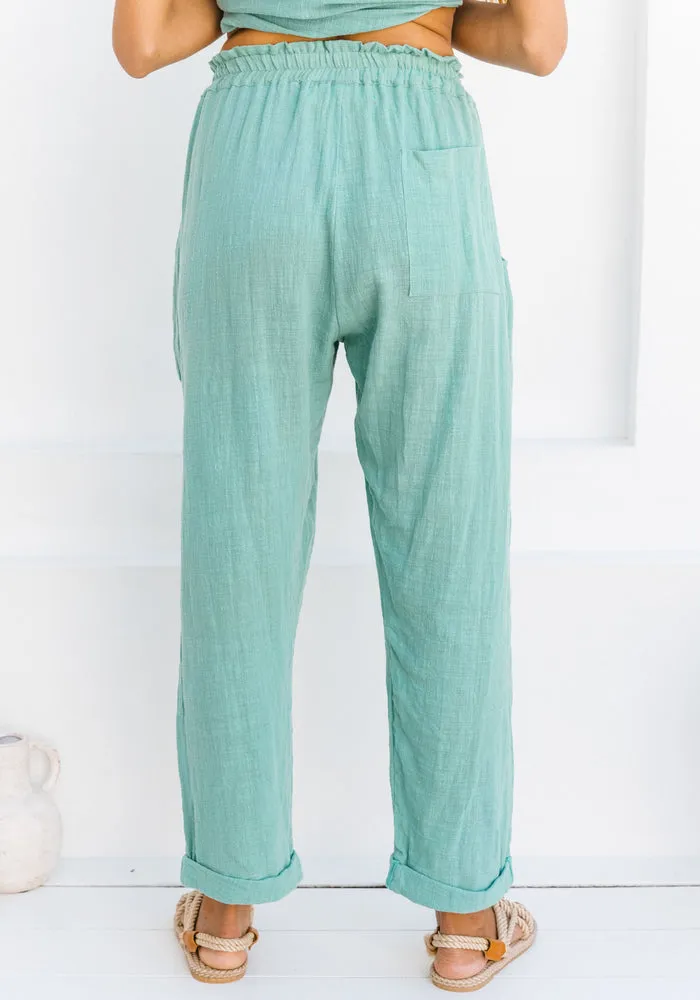 Vacation Pants - Sea Green
