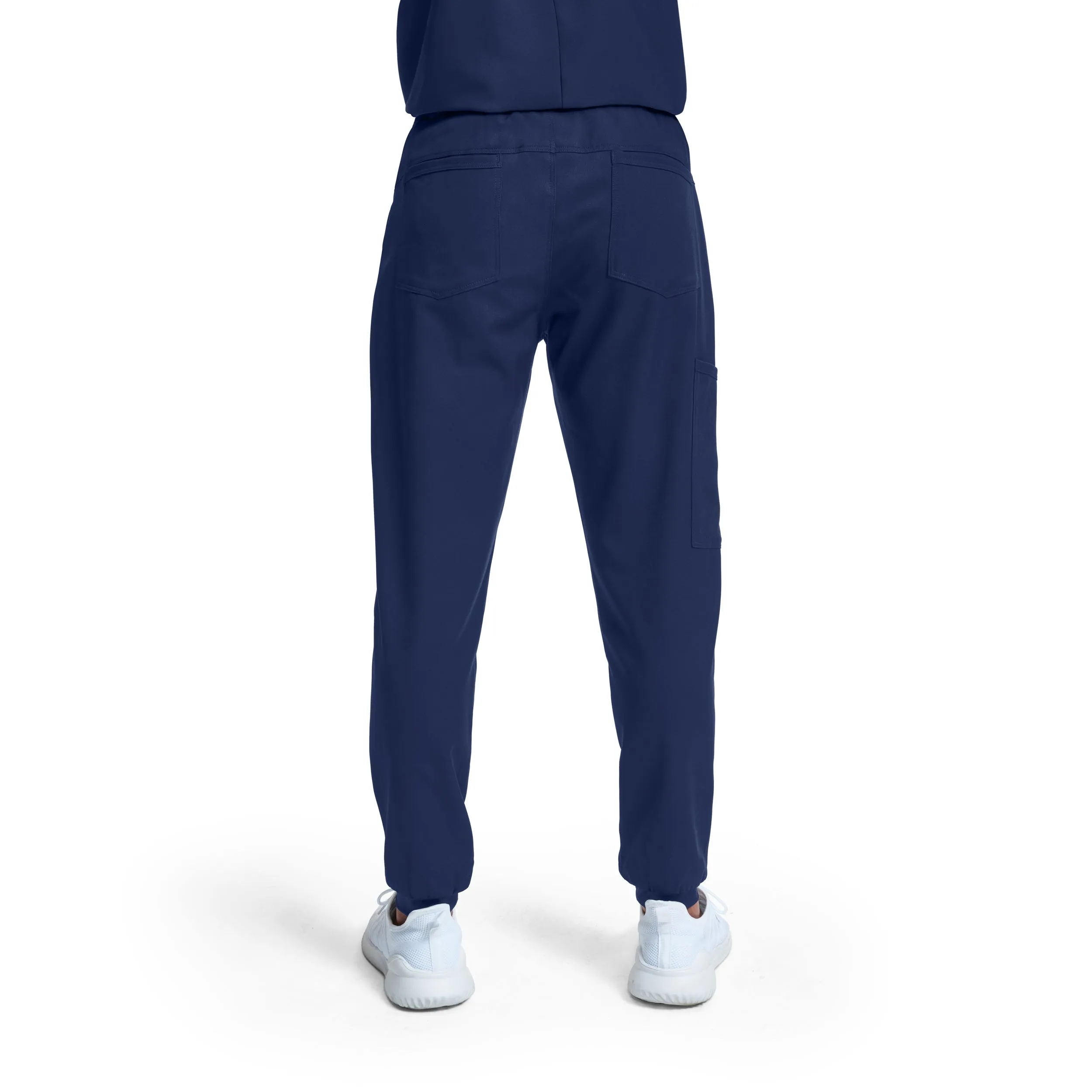 VIBE WB431 Men's Jogger Scrub Pants Navy