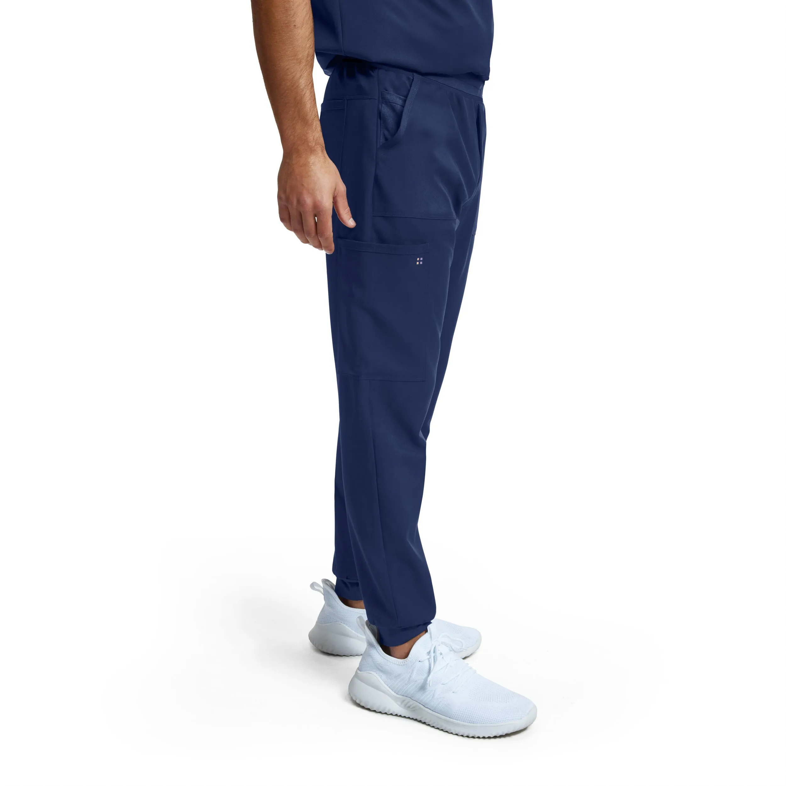 VIBE WB431 Men's Jogger Scrub Pants Navy