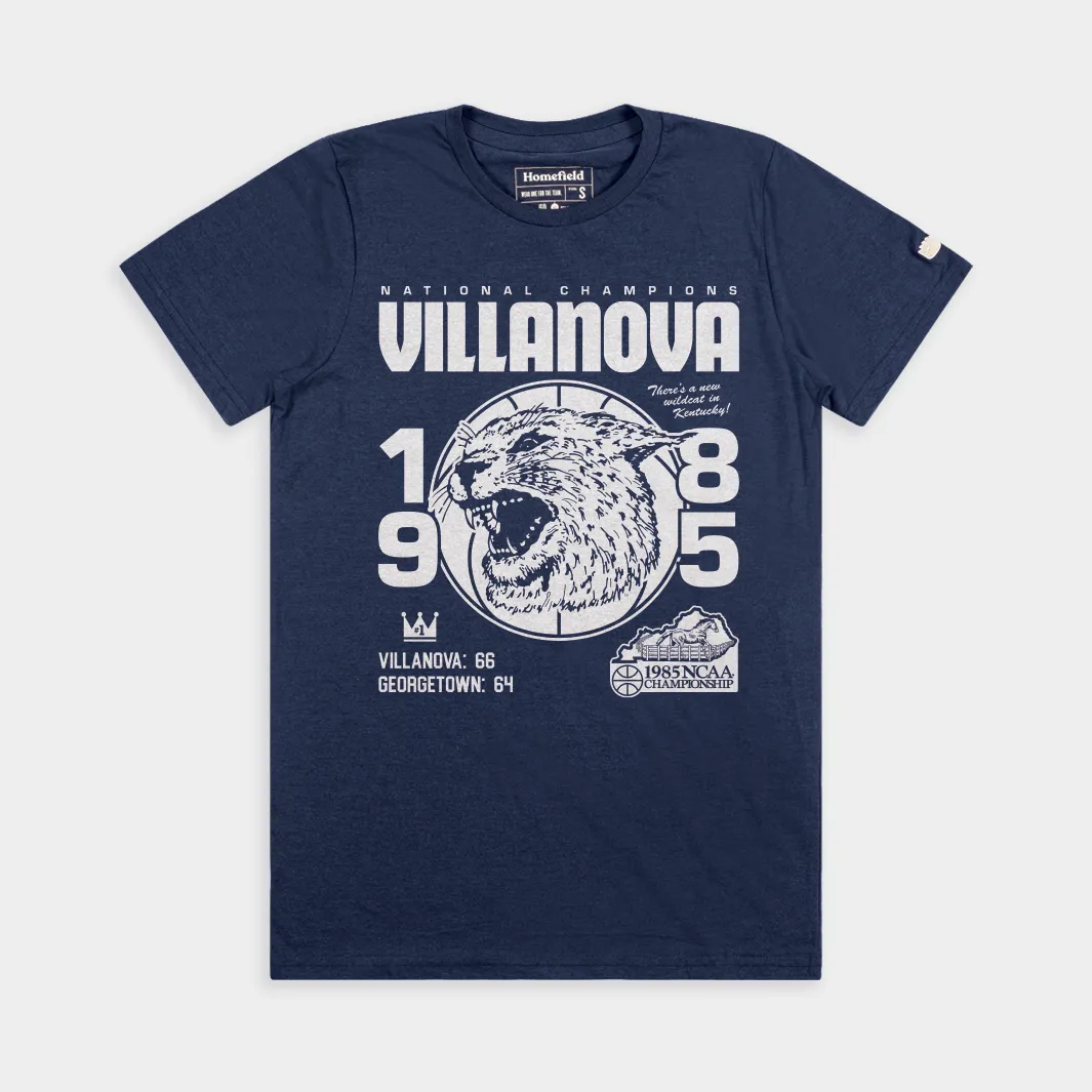 Villanova Basketball 1985 NCAA Tournament Champs Tee