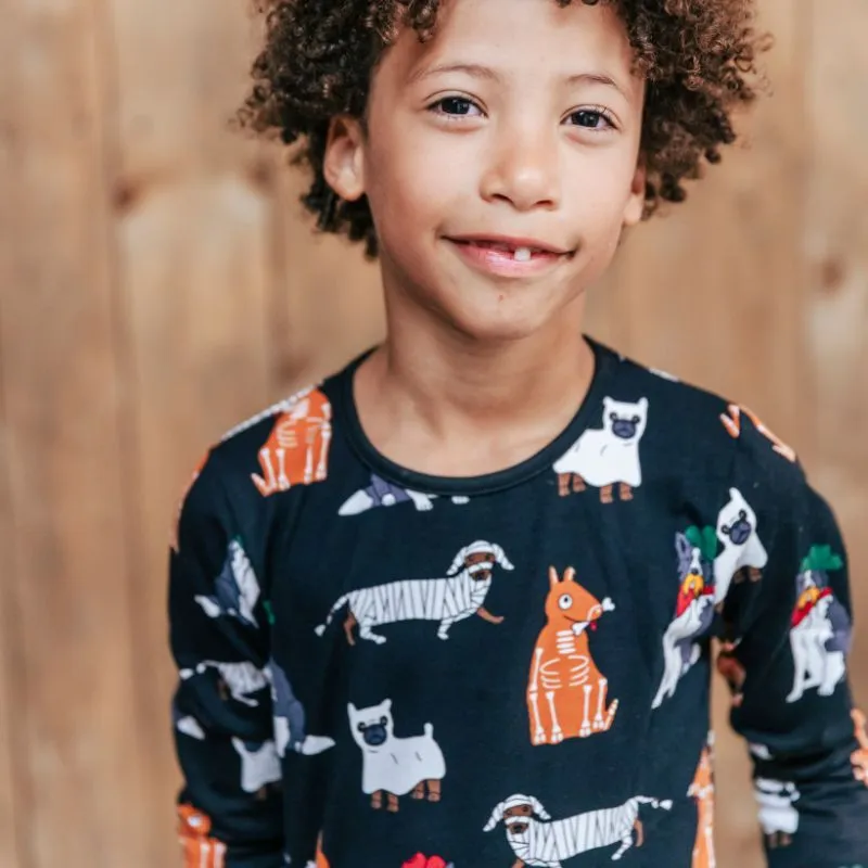 Villervalla Kids Loungewear Set - Halloween Costume Dogs