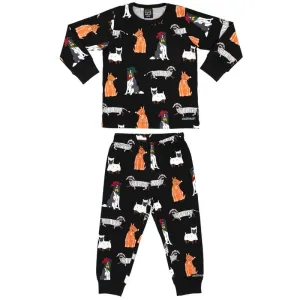 Villervalla Kids Loungewear Set - Halloween Costume Dogs