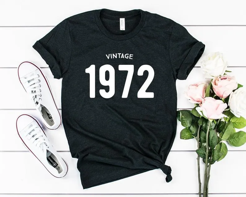 Vintage 1972 Birthday T-Shirt | 52nd Birthday Party T-Shirt