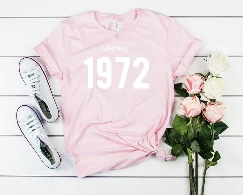 Vintage 1972 Birthday T-Shirt | 52nd Birthday Party T-Shirt