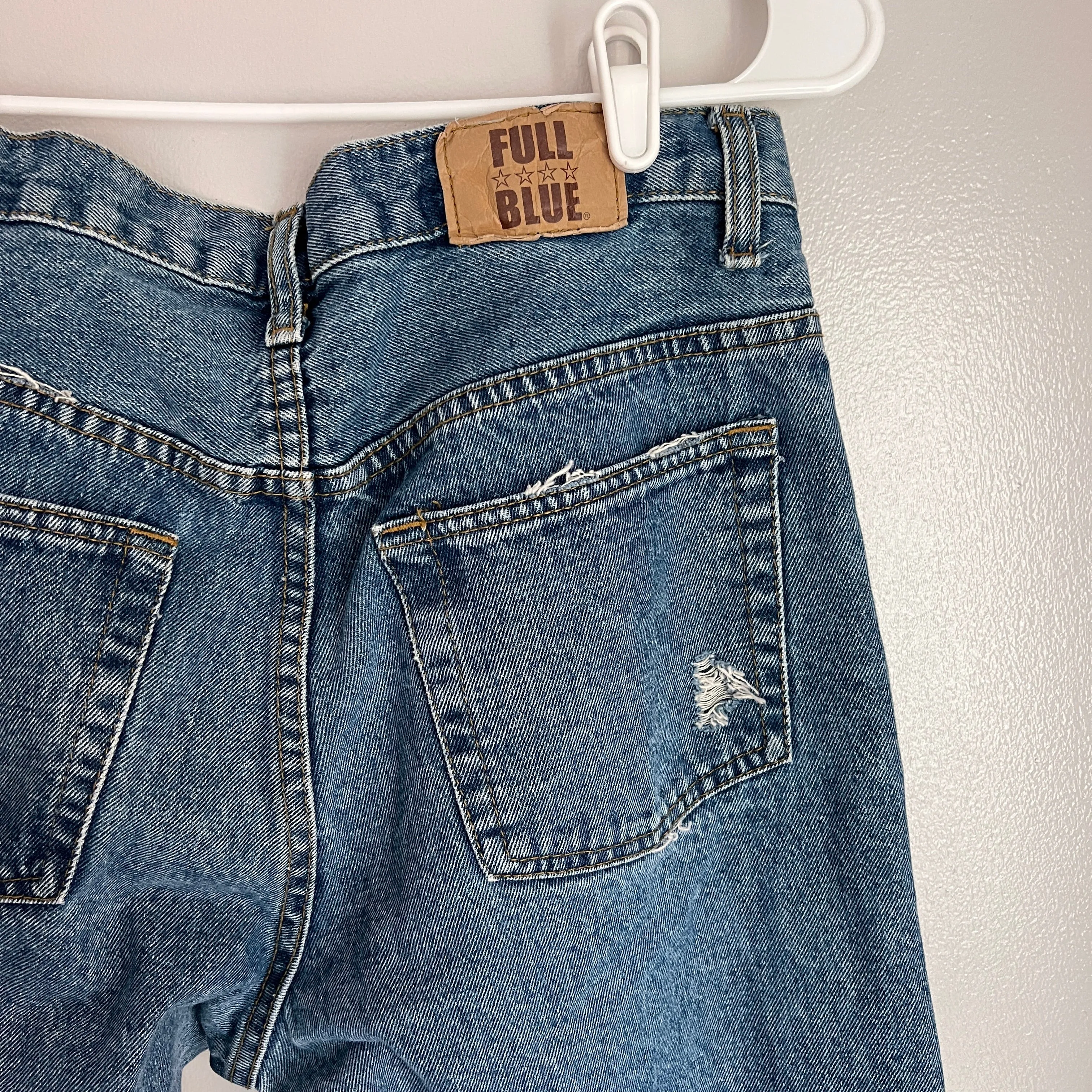Vintage Boyfriend Fit Distressed Jeans