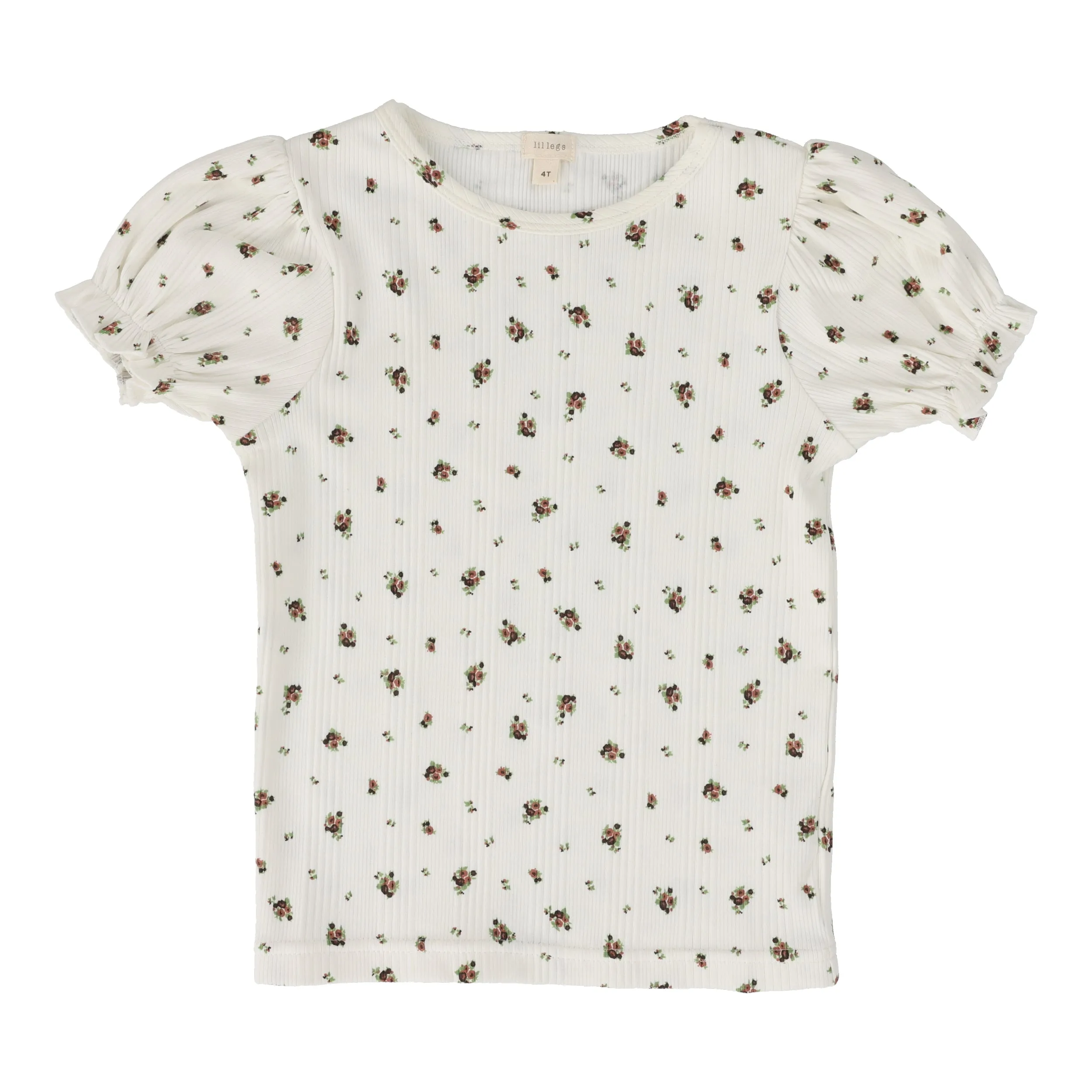 Vintage dark floral short sleeve tee by Lil Leggs