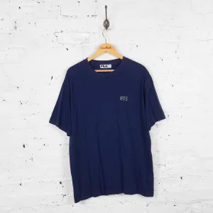 Vintage Fila T-Shirt - Blue - L