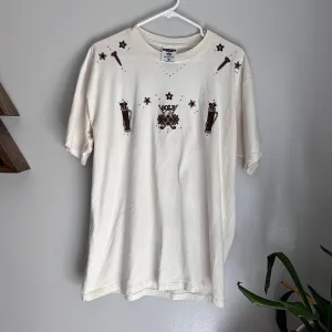 Vintage Golf Embroidered Decorative T-Shirt