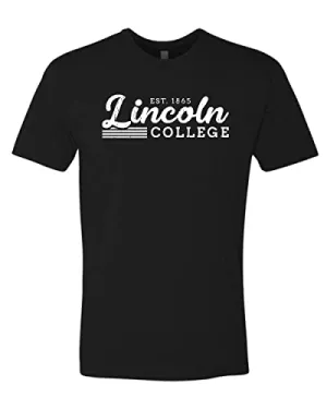 Vintage Lincoln College Est 1865 Soft Exclusive T-Shirt