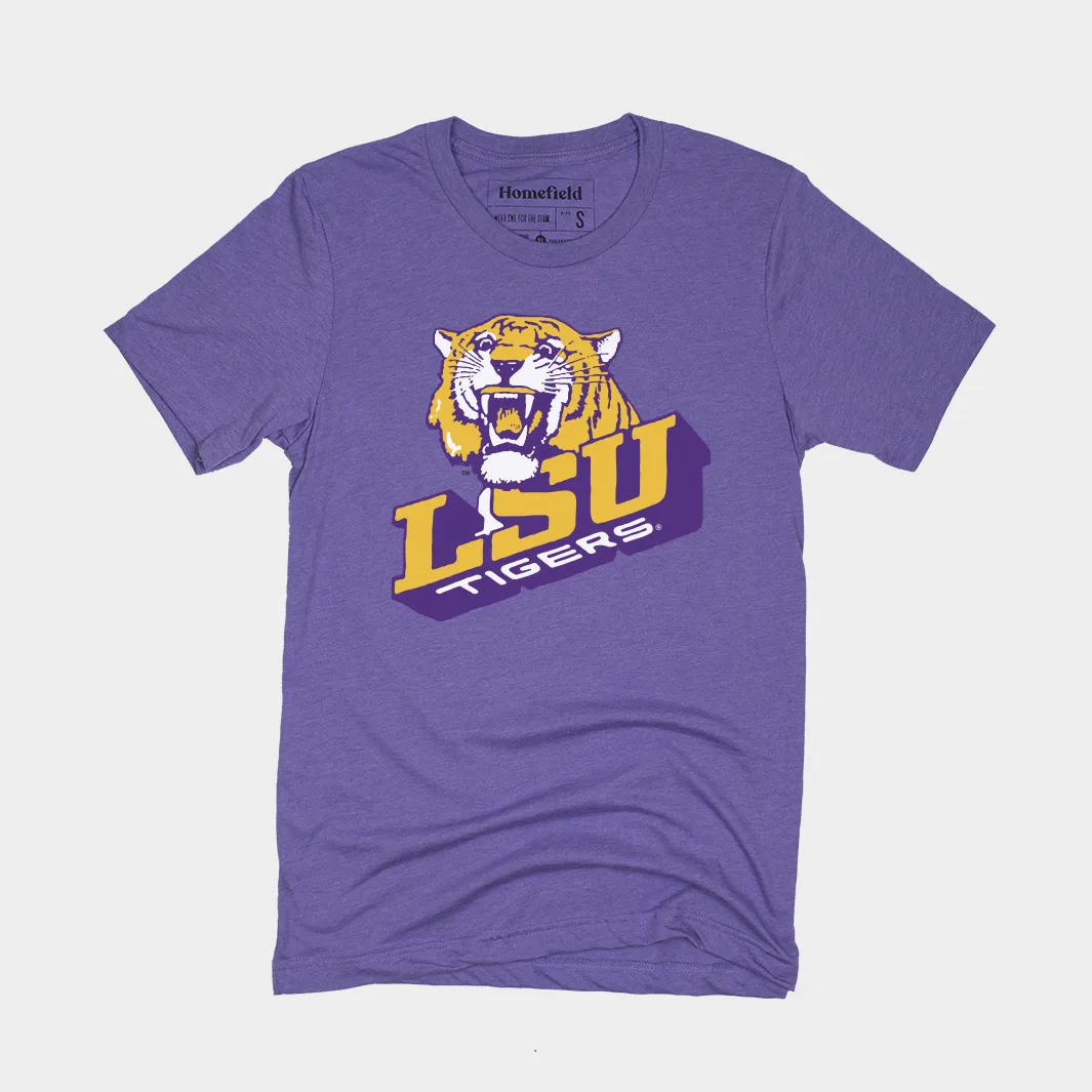 Vintage LSU Tigers 1980s Logo Tee