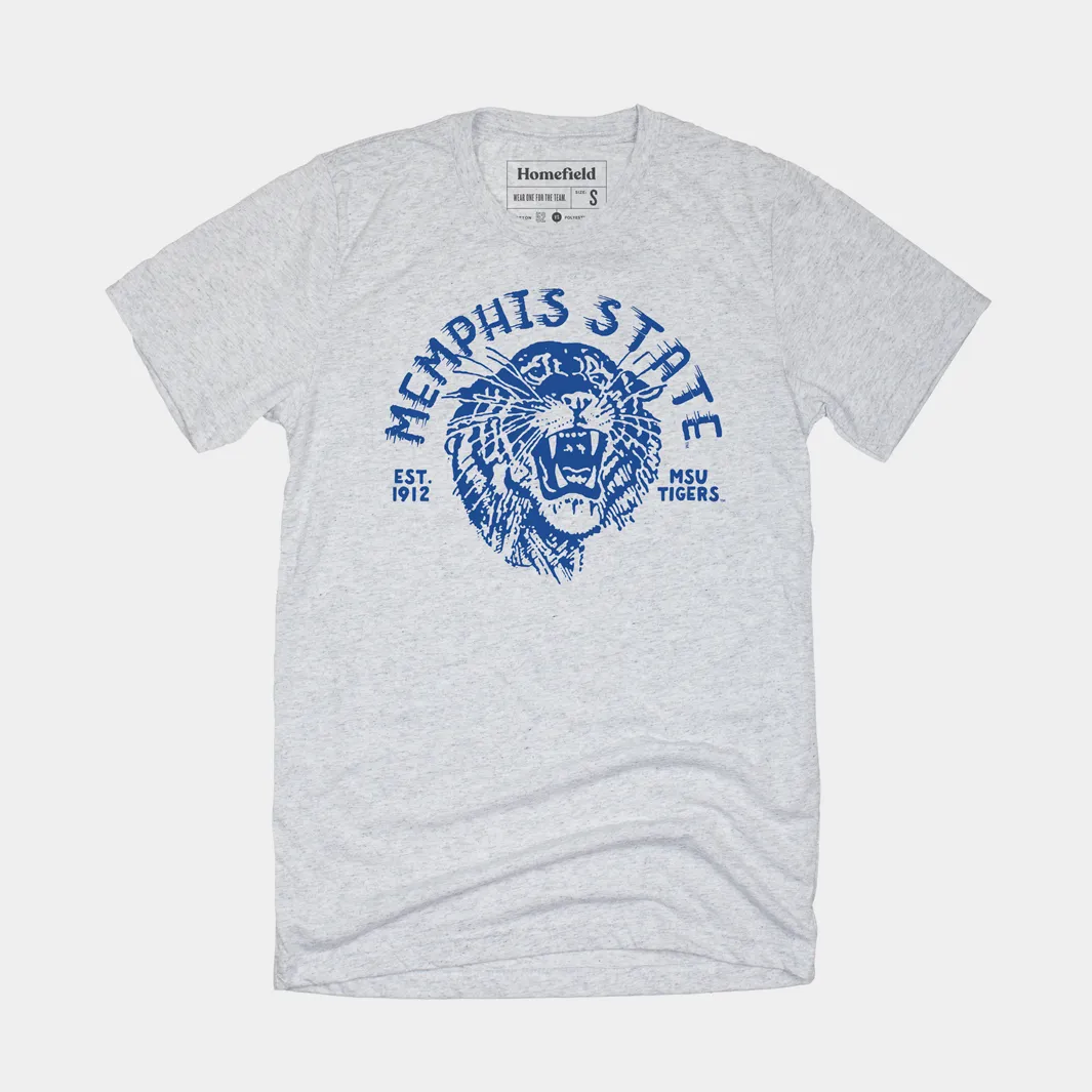 Vintage Memphis State Tigers Ash Tee
