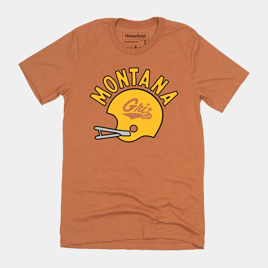 Vintage Montana Football Helmet Tee