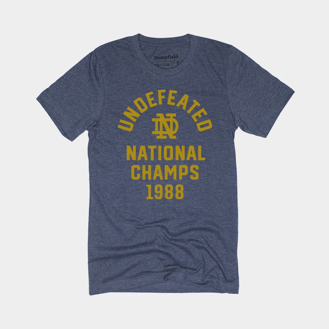 Vintage Notre Dame 1988 National Champs T-Shirt