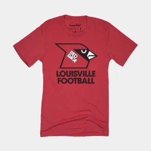 Vintage Red Rage Louisville Football T-Shirt