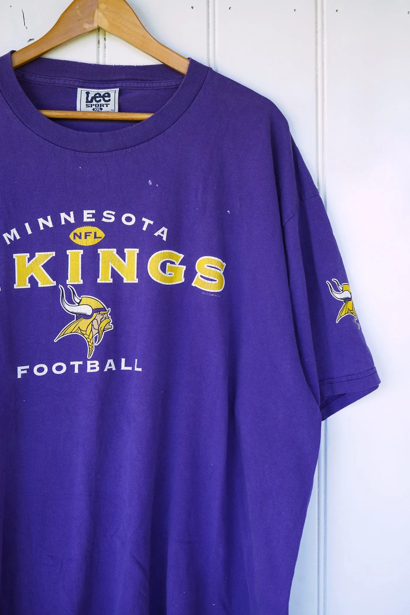 Vintage Sports - Vikings Purple Tee - 2XLarge