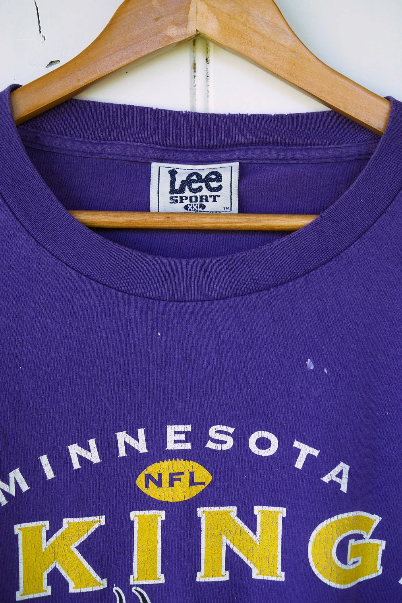 Vintage Sports - Vikings Purple Tee - 2XLarge