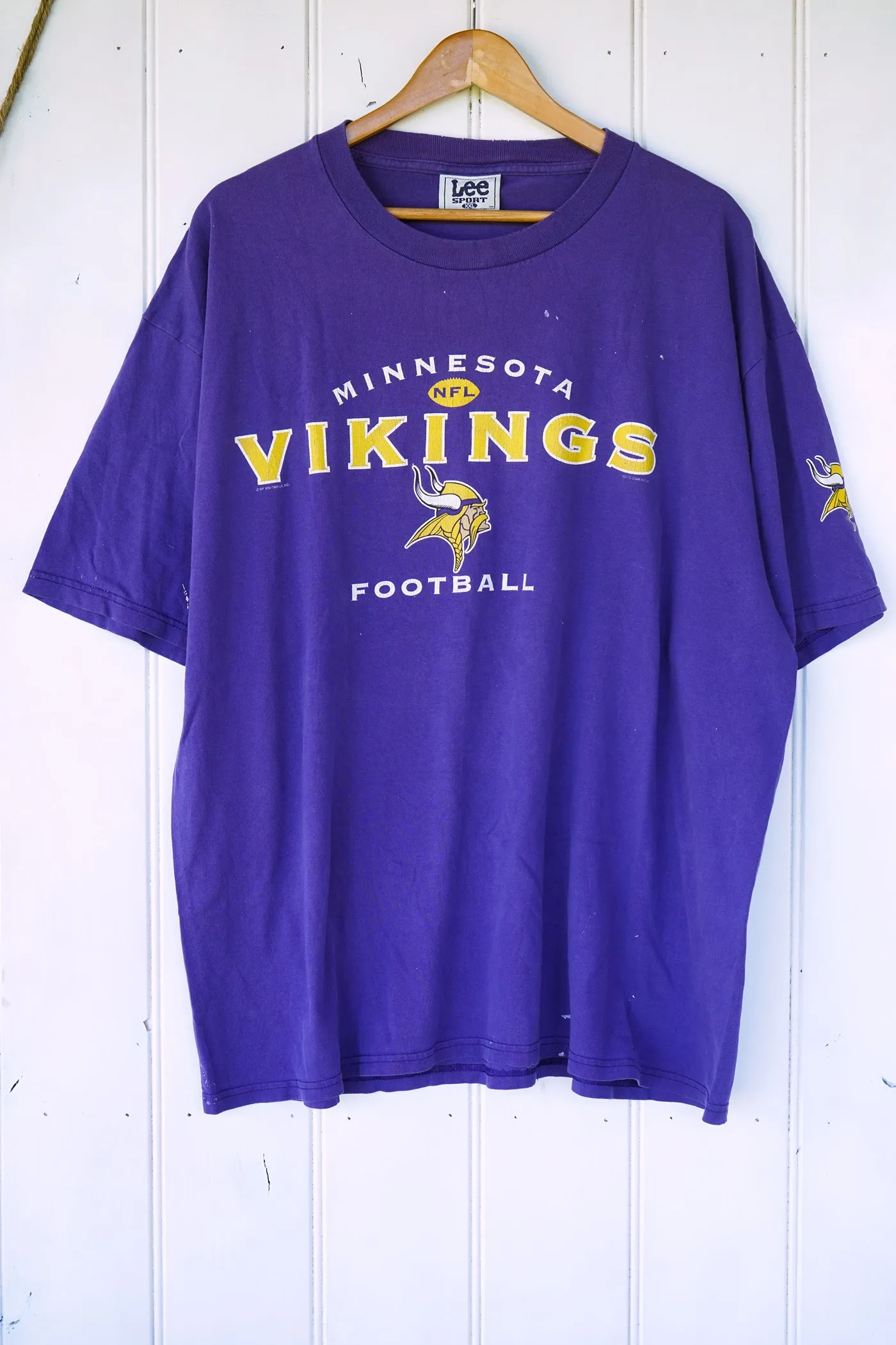 Vintage Sports - Vikings Purple Tee - 2XLarge