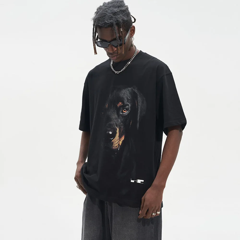 Vintage Street Dog Graphic T-Shirt
