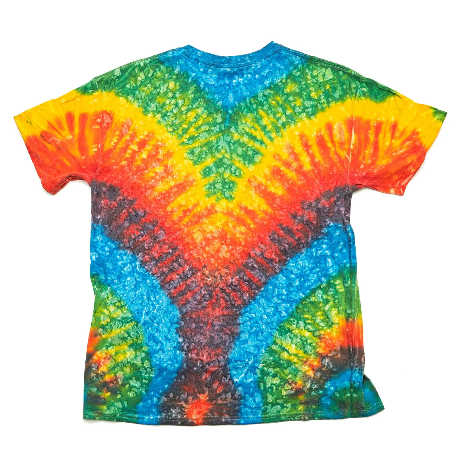 VINTAGE TIE DYE FLIP SKATEBOARDS "CHEECH & CHONG" T-SHIRT (Men's Large)