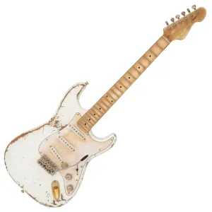 Vintage V6 ProShop Unique ~ Heavy Distressed White