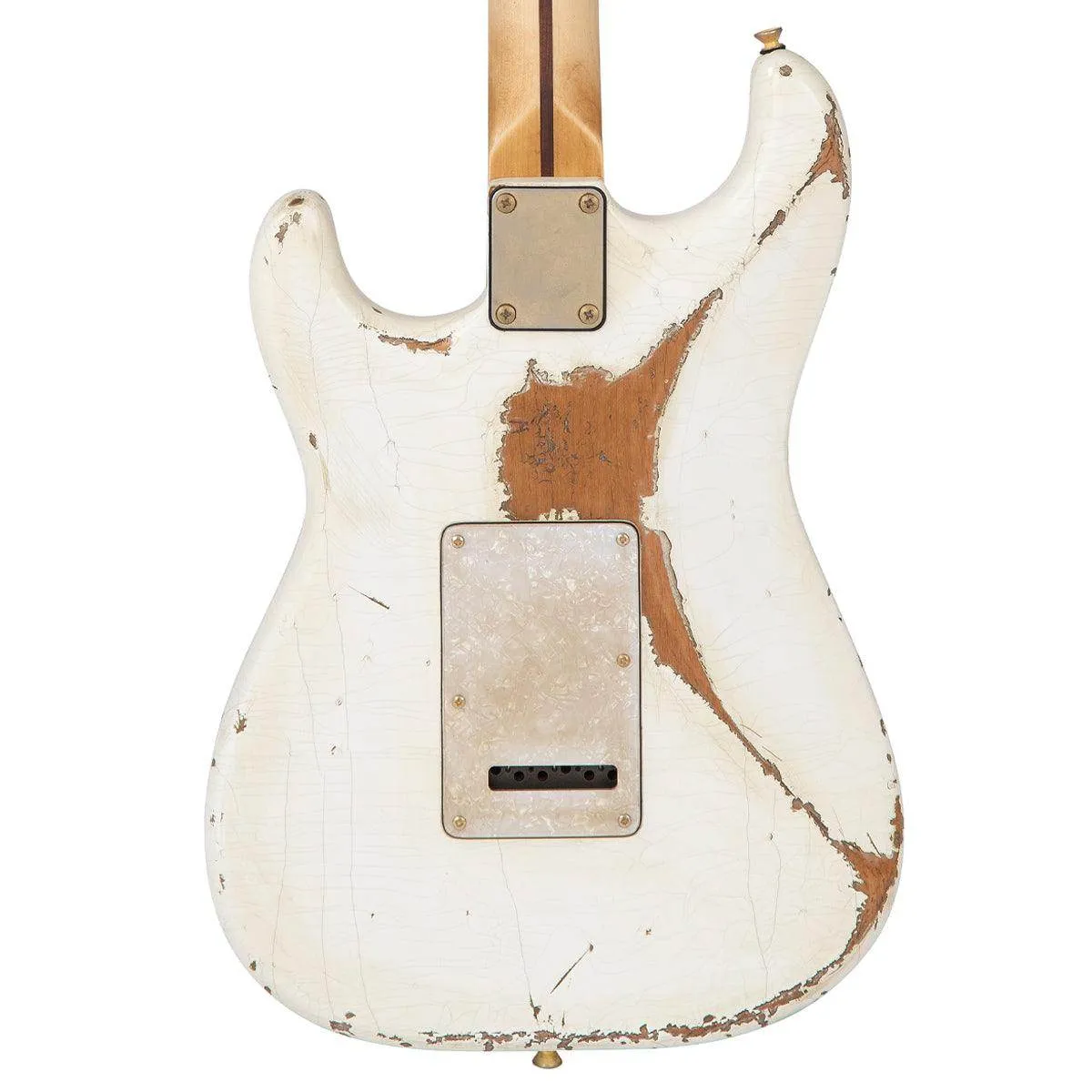 Vintage V6 ProShop Unique ~ Heavy Distressed White