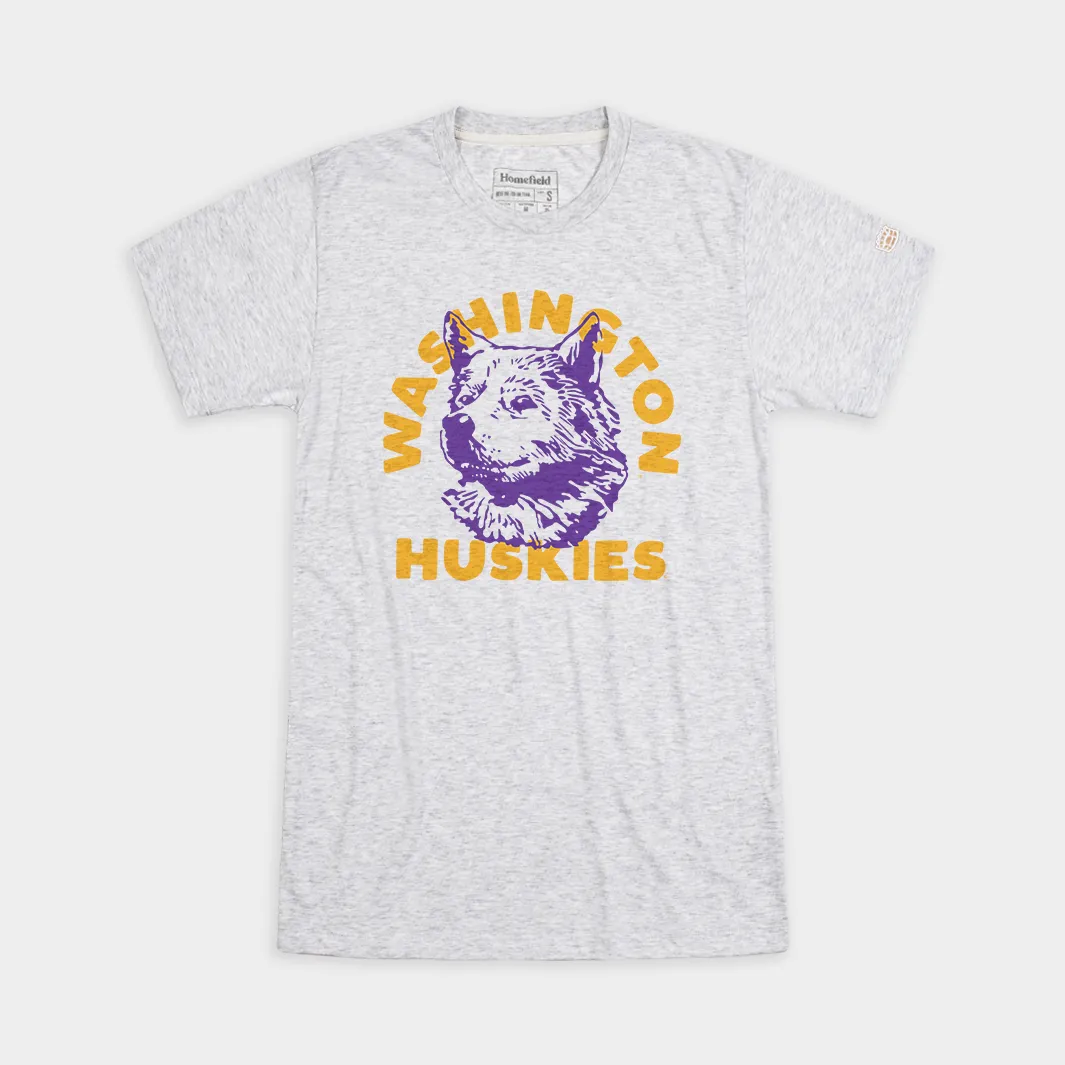 Vintage Washington Huskies Dog Mascot T-Shirt