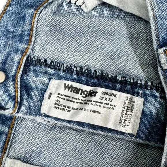 Vintage Wrangler Reworked Cutoffs Denim Shorts 30 High Waisted Distressed