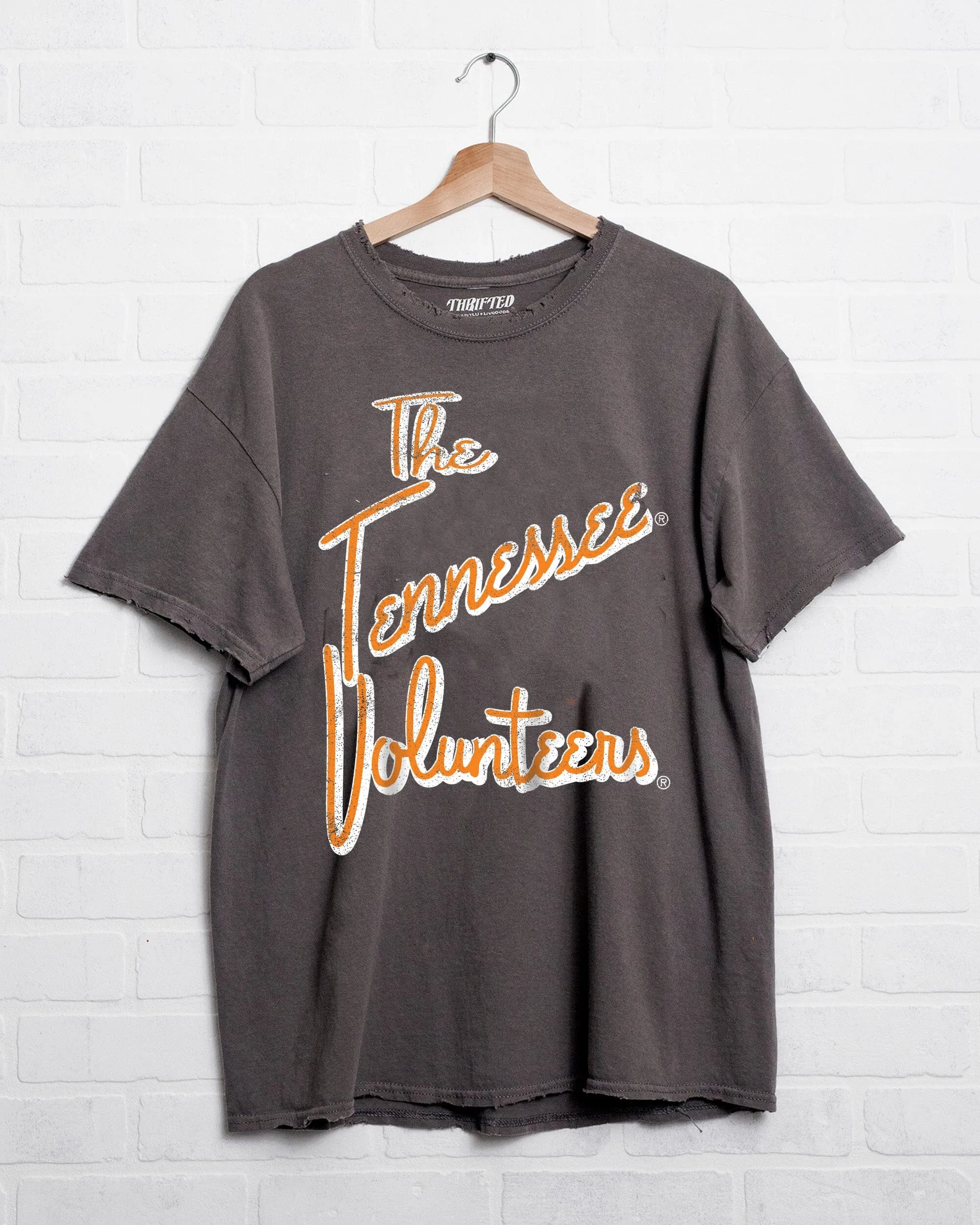 Vols Beverly Charcoal Thrifted Tee