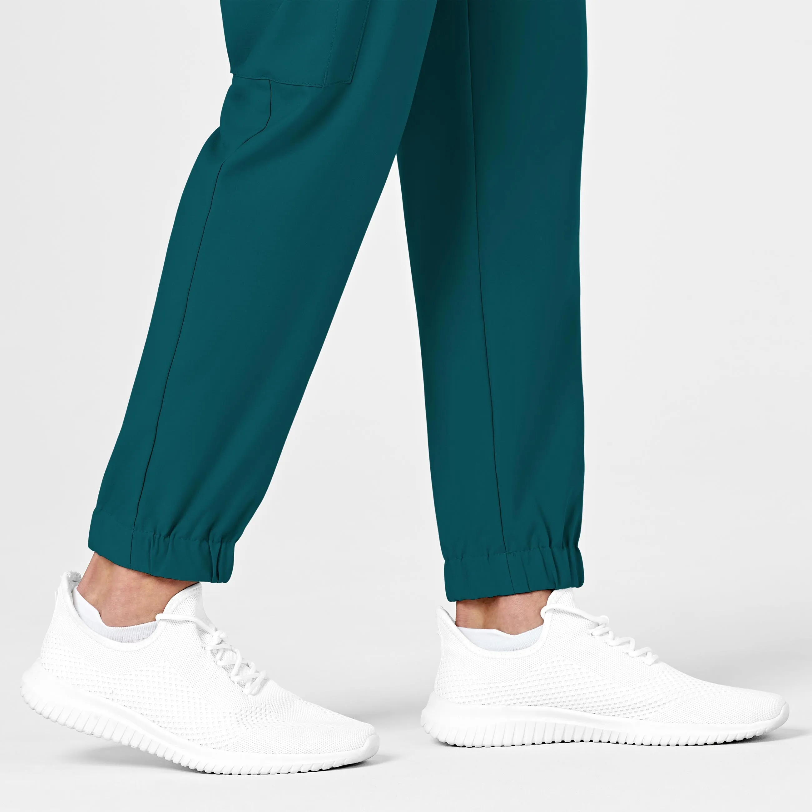 W123 5655 Men's Cargo Jogger Scrub Pants Caribbean Blue
