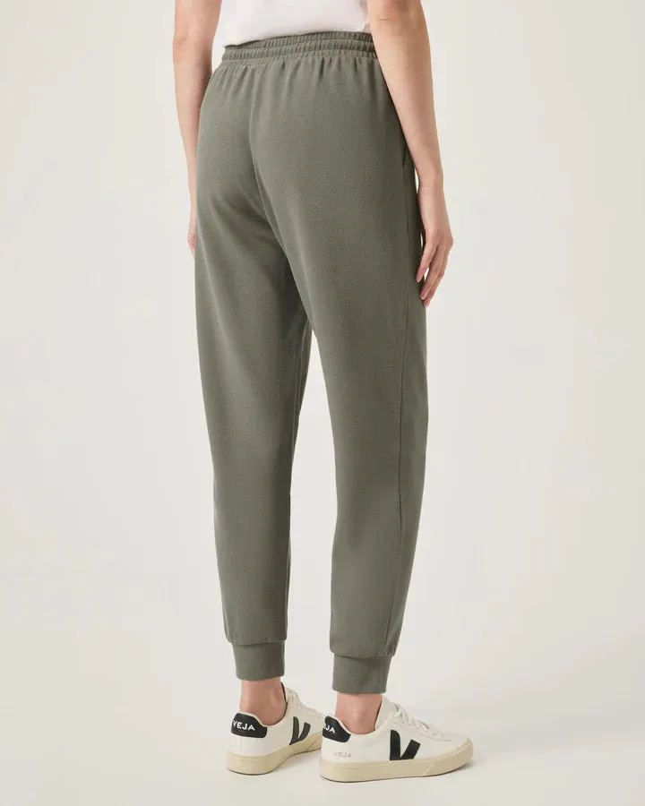 Waffle Scuba Jogger in Soft Vintage Olive Branch