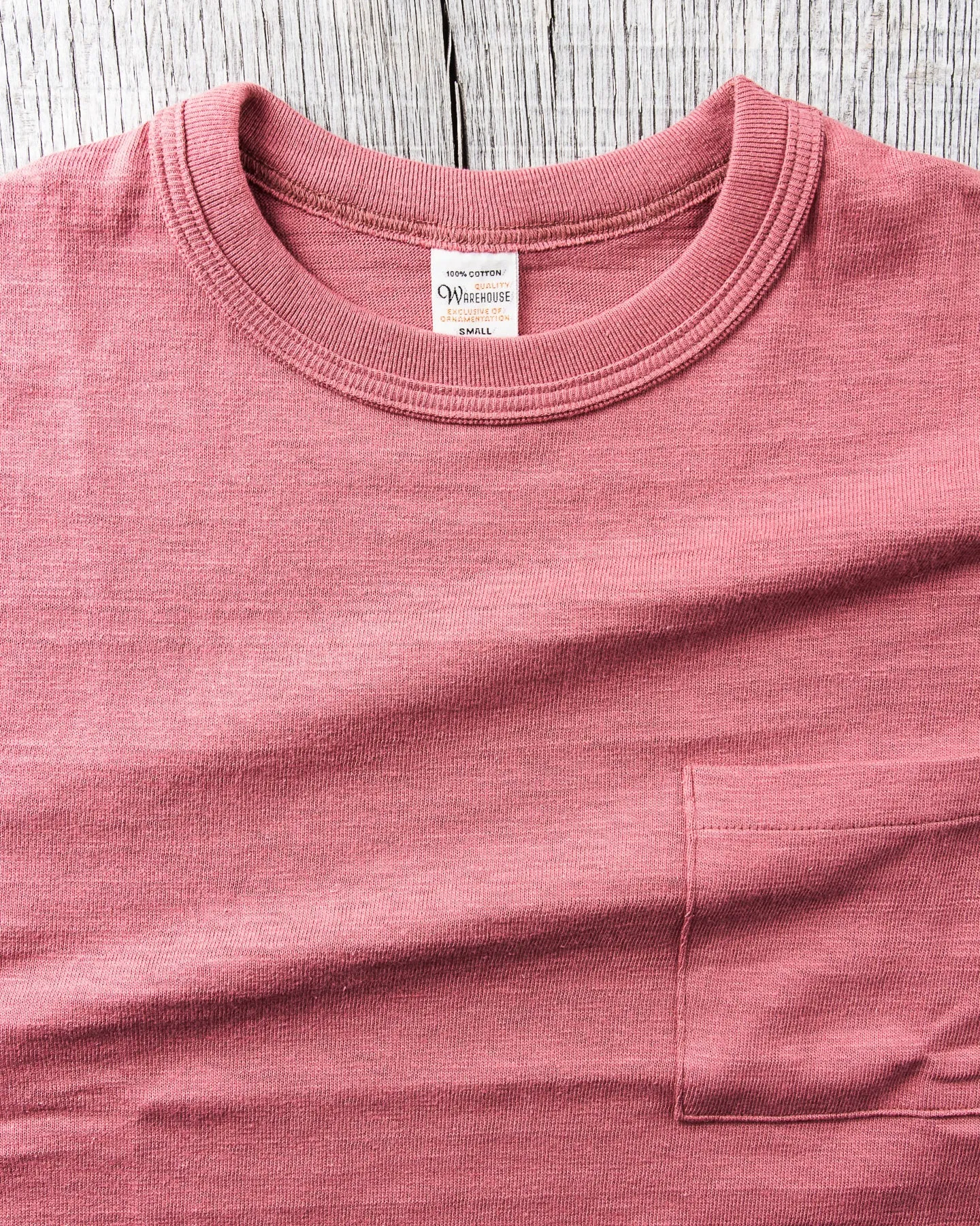 Warehouse & Co. Lot 4601 Pocket T-shirt Faded Red