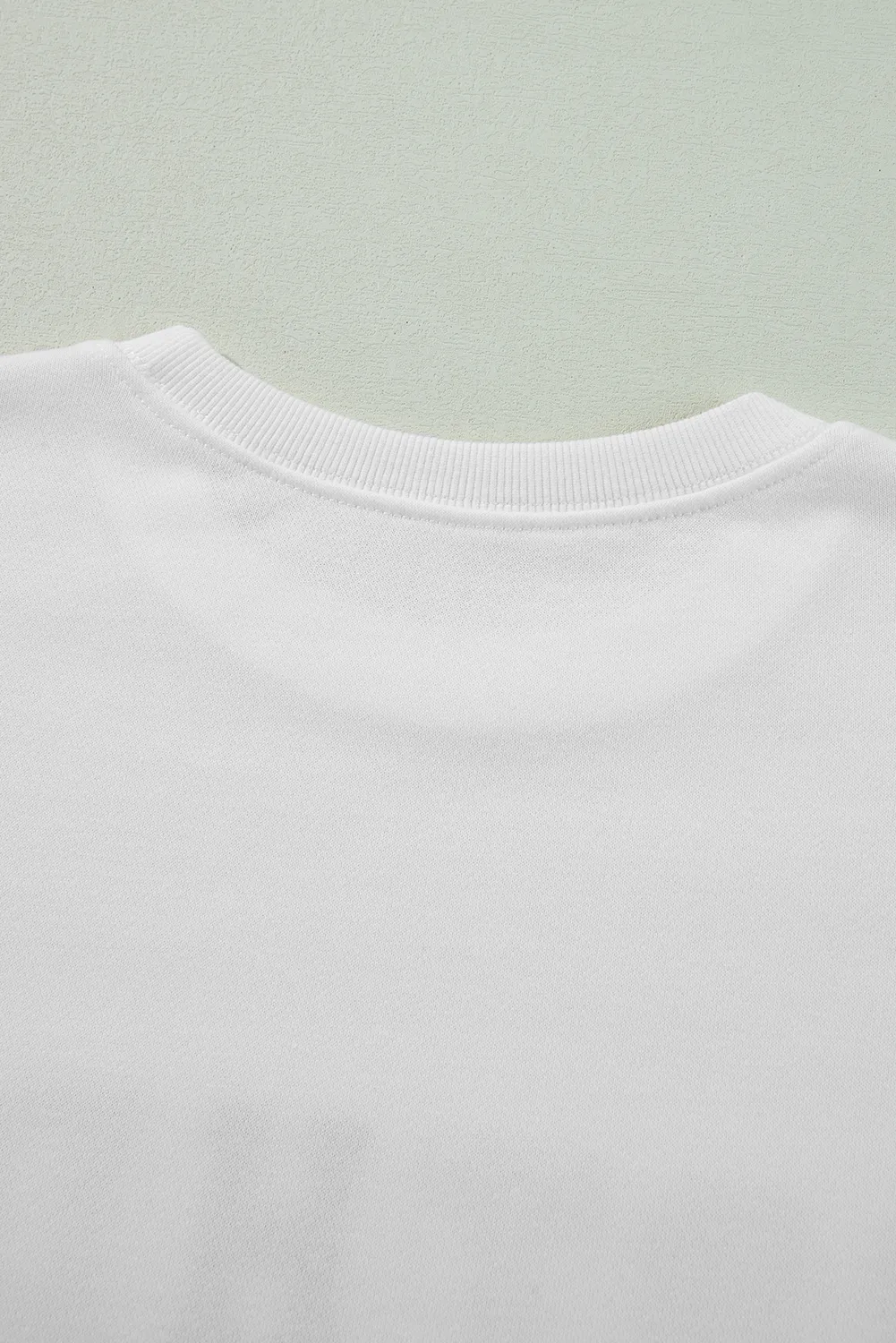 White BIRTHDAY QUEEN Graphic Balloon Sleeve Sweatshirt