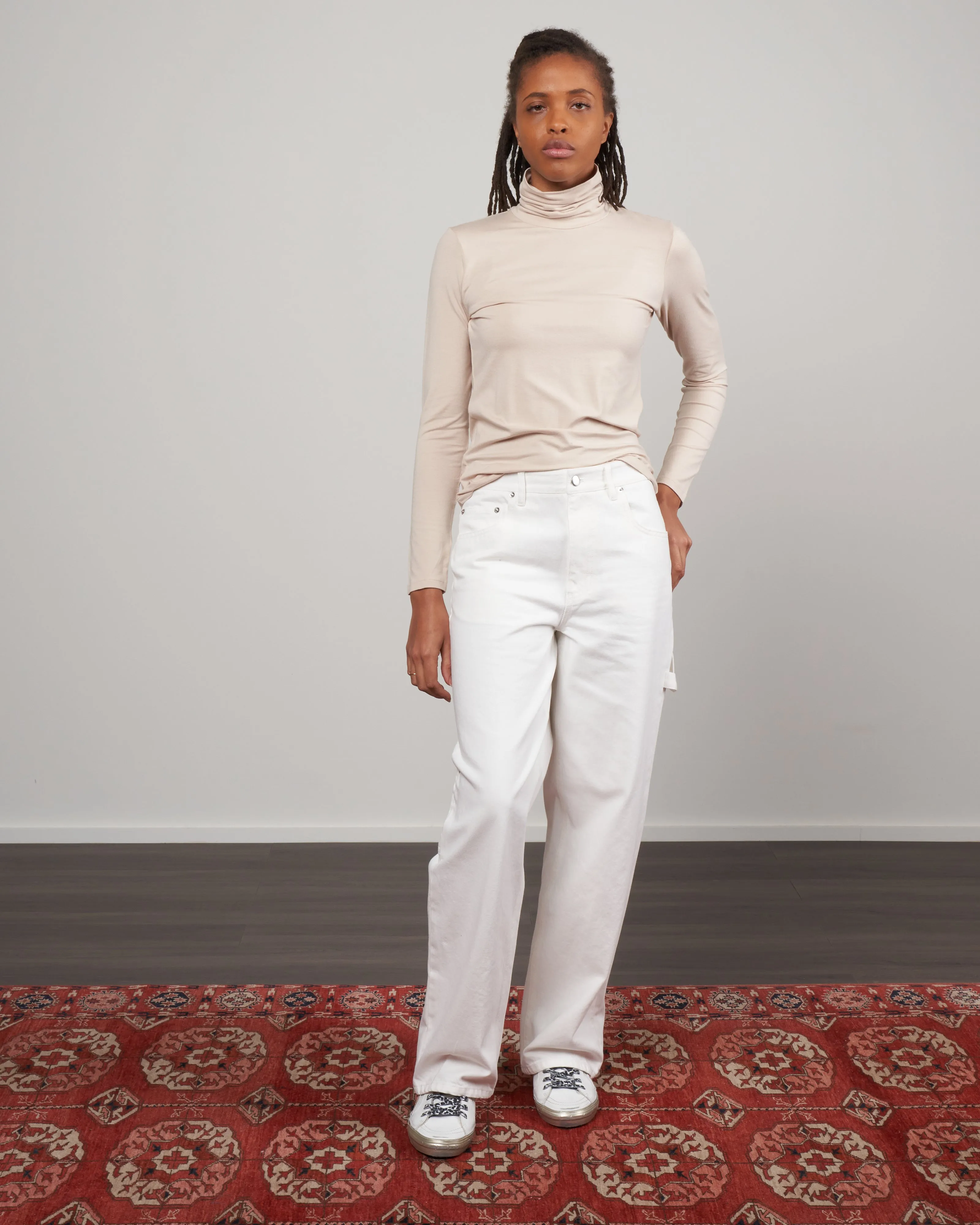 white denim sam jean - white