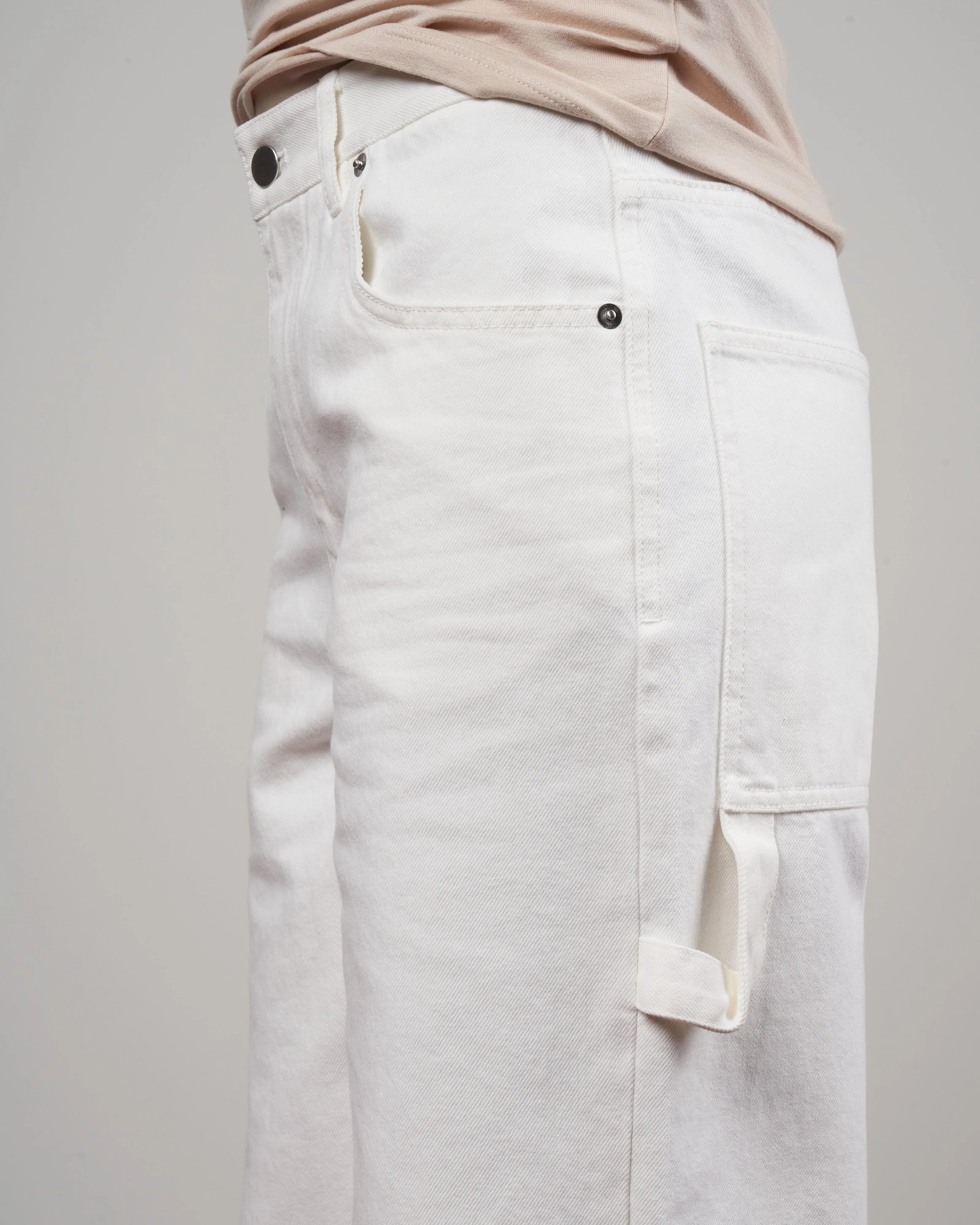 white denim sam jean - white