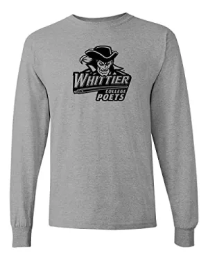 Whittier College Poets 1 Color Long Sleeve Shirt