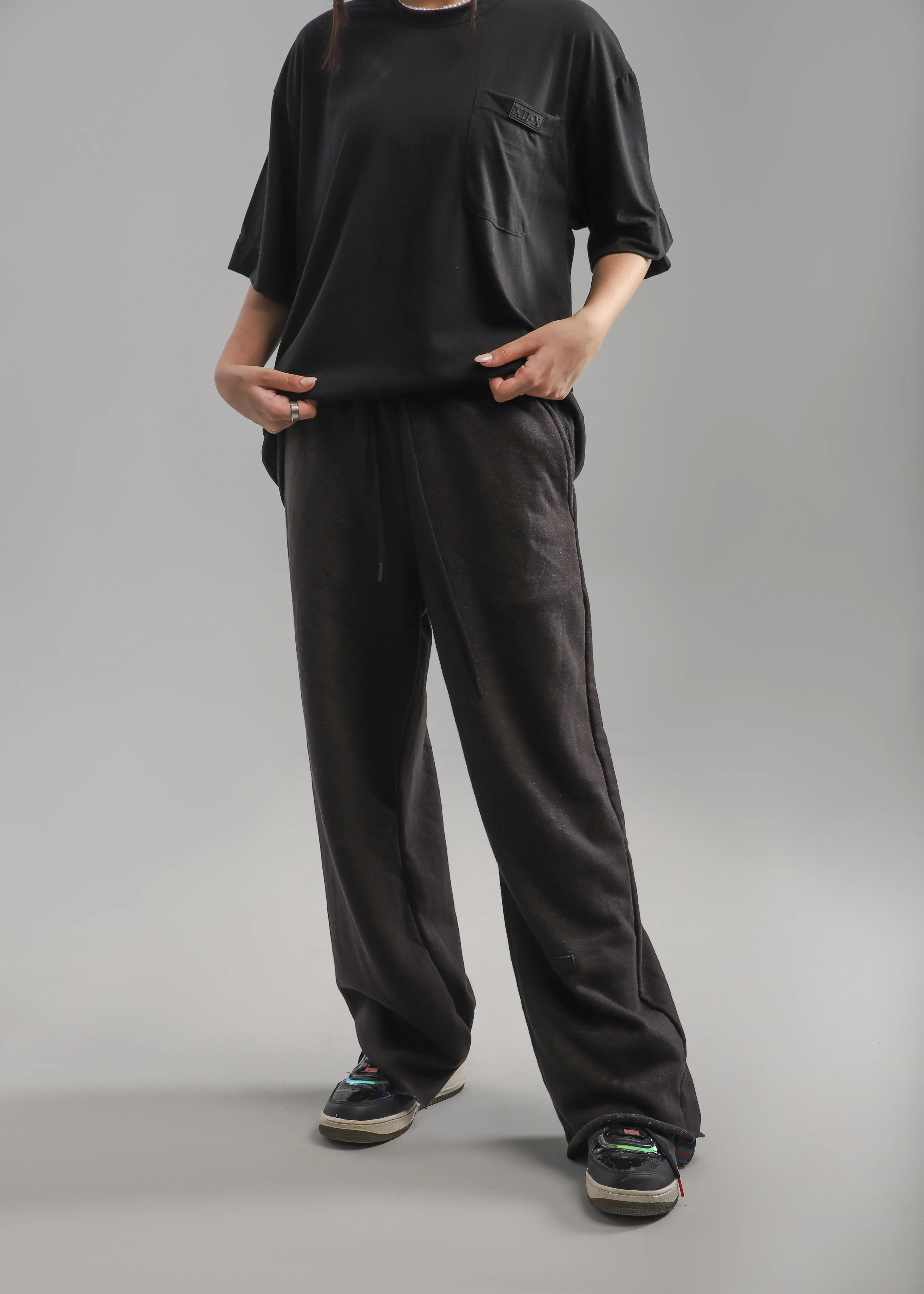 Wide Leg Sweat Pants