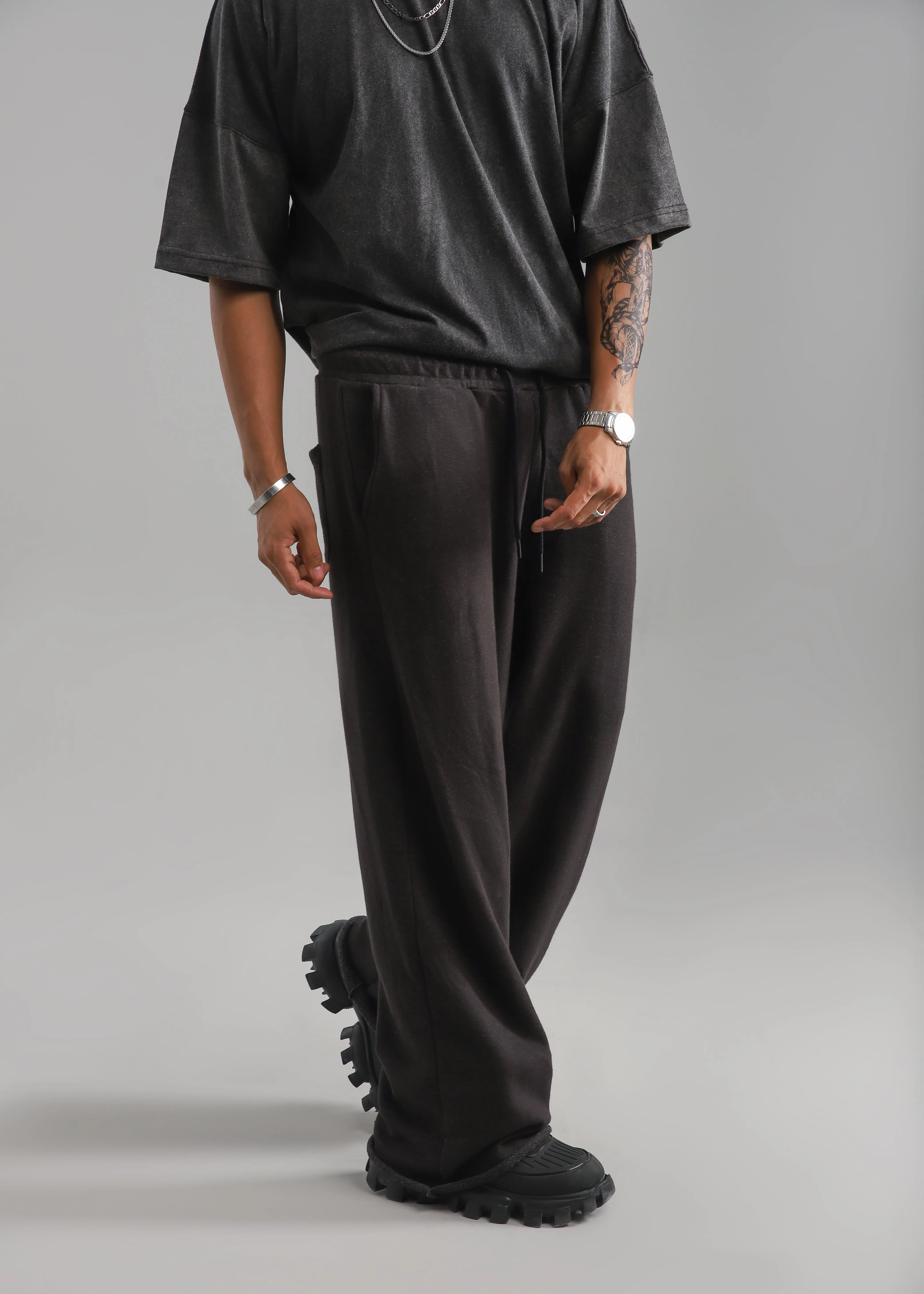 Wide Leg Sweat Pants