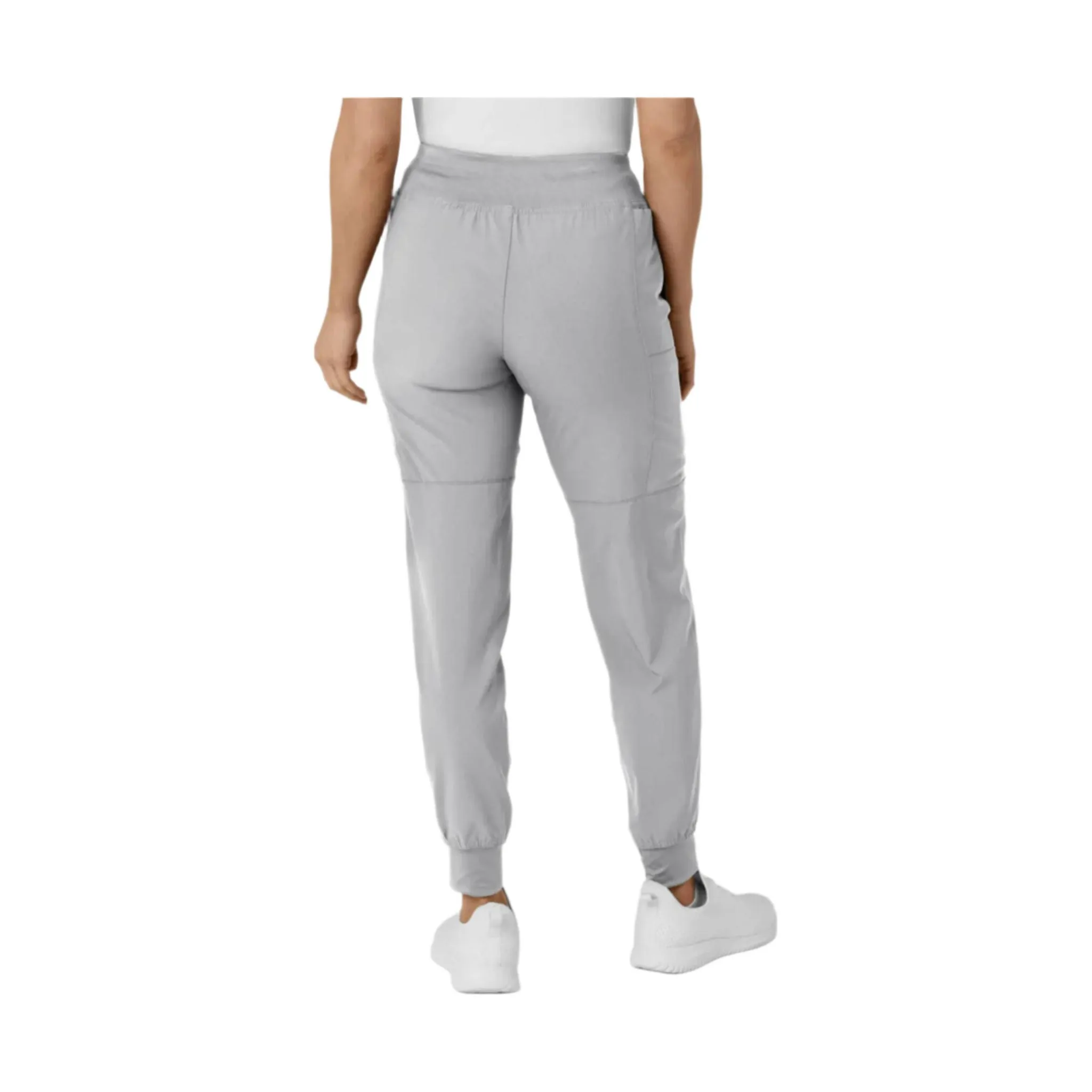 Wink Women's Comfort Waist Cargo Jogger Scrub Pant - Grey