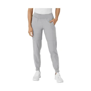 Wink Women's Comfort Waist Cargo Jogger Scrub Pant - Grey