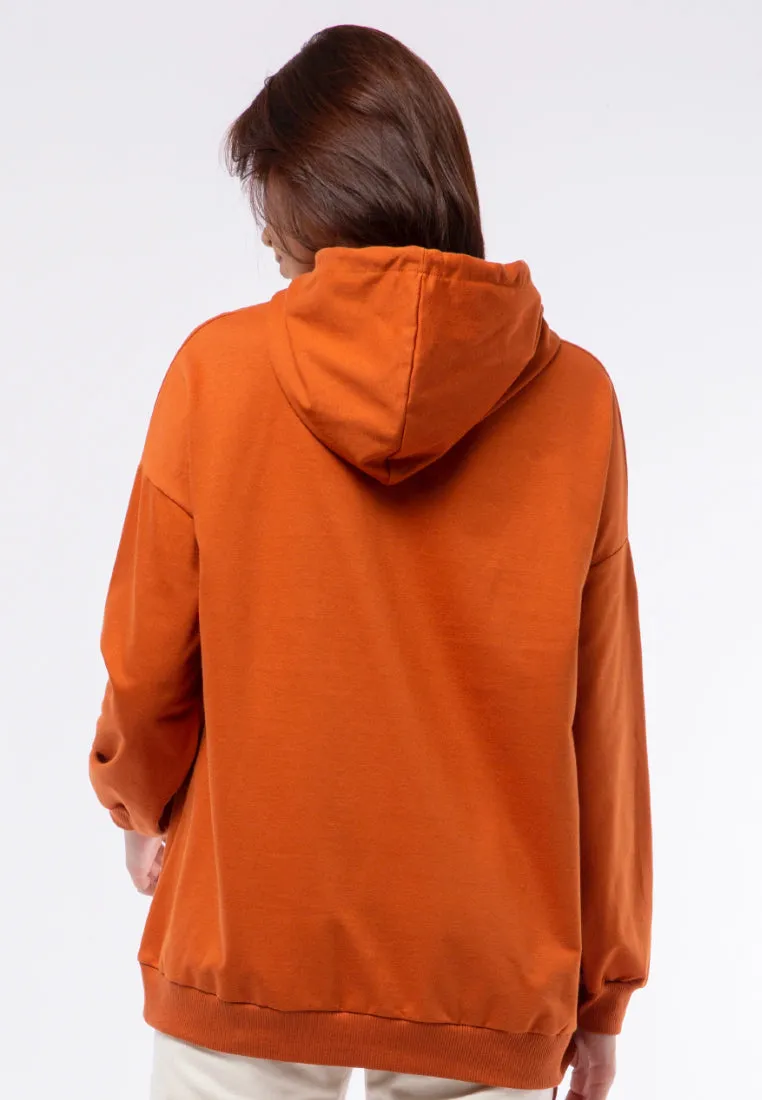 Winnie the Pooh Printed Oversized Hoodie